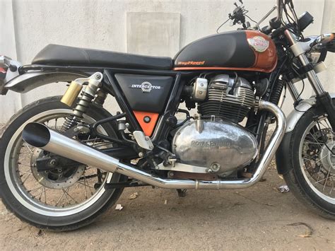 Royal Enfield Interceptor 650 Continental Gt 650 Custom Exhaust Way2speed Slash Cut Cone