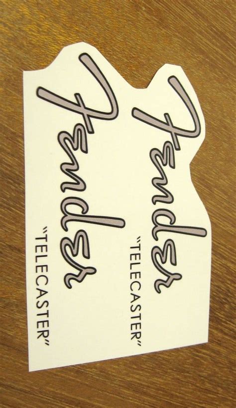 Fender Telecaster Decal Headstock Waterslide Decal 1948 1967 Strat