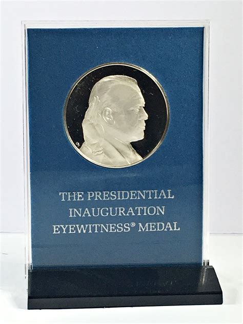 0 69 Troy Ounces Sterling Silver Gerald R Ford Inauguration Eyewitness