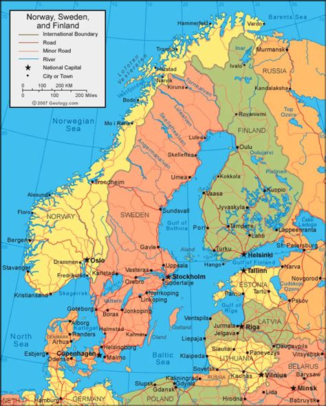 Suecia No Mapa De Sueco Mapa Norte De Europa Europa