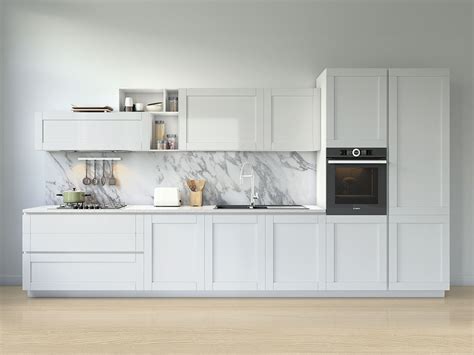 ORACAL 970RA Gloss White Kitchen Cabinet Wraps Cabinetry Wraps