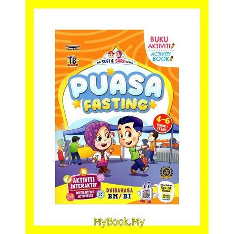 BARU MyB Buku Latihan Siri Sufi Sara Puasa Fasting 4 5 6 Tahun