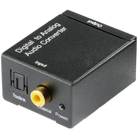 DC5V Digital Optical Coaxial Toslink To Analog Audio Converter Adapter