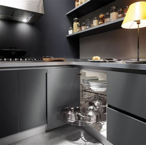 Grey Kitchen Cabinets Design - Kitchen Decor Idea