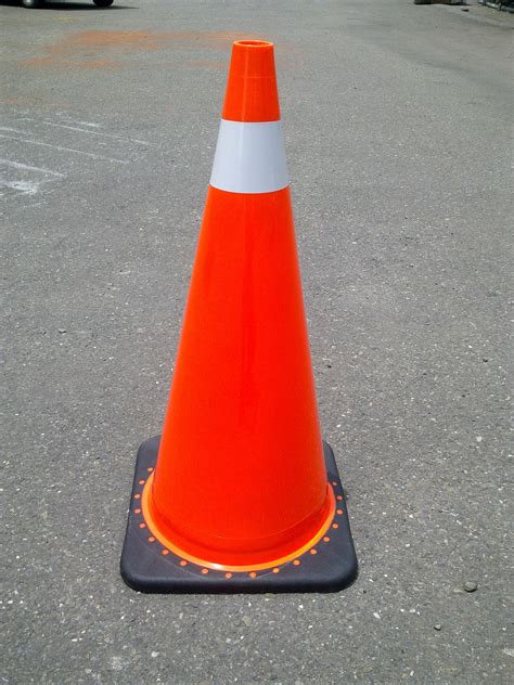 Pvc Traffic Cones Road Construction Safety Sun Rubber