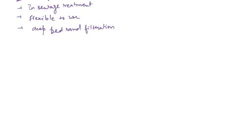 SOLVED: biotechnology Describe Depth Filtration. What are the ...