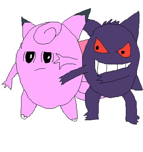 Gengar And Clefable Love