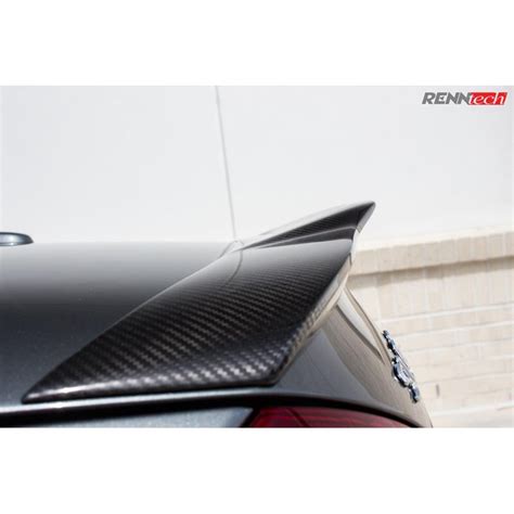 renntech carbon fiber rear deck lid spoiler