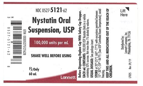 Nystatin Oral Suspension USP [100,000 Units Per ML], 54% OFF