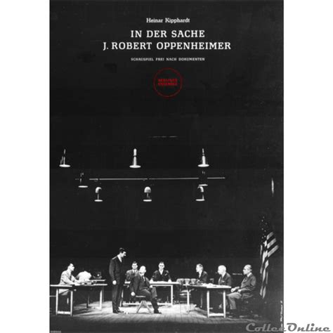 Berliner Ensemble In Der Sache J Robert Oppenheimer 1965