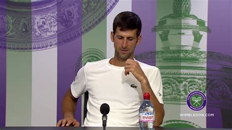 Novak Djokovic R Press Conference Youtube