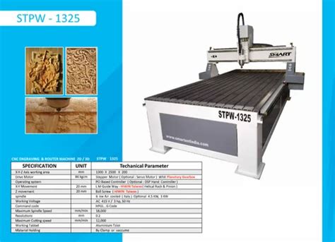 SE 1325 3 Axis Automatic CNC Wood Router Machine 1 5 KW At Rs 560000