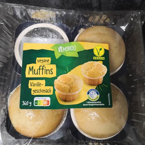 Vegane Muffins Vanille Geschmack Vemondo Kal Rie Kj A Nutri N