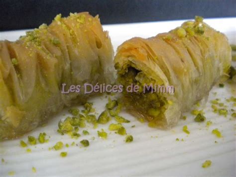 Baklavas Rolls Aux Pistaches Recette Libanaise Recette Ptitchef