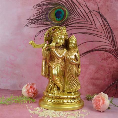 Radha Krishna Brass Idols