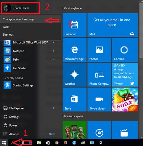 Cách Thay đổi Mật Khẩu Pass Trên Máy Tính Win 10 Win 8 Win 7