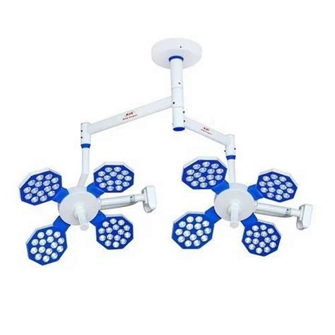 JAIN SURGICAL TWIN DOME LED Ceiling OT Light 76 76 LEDS For Hospital