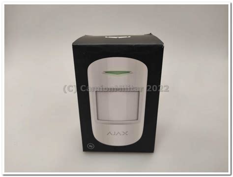 Ajax Detector De Movimiento Pir Doble Tecnolog A Color Blanco