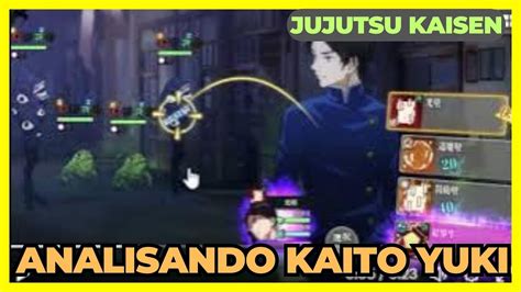 Jujutsu Kaisen Phantom Parade Kaito Yuki Ele Vai Ser Um Tank Suport