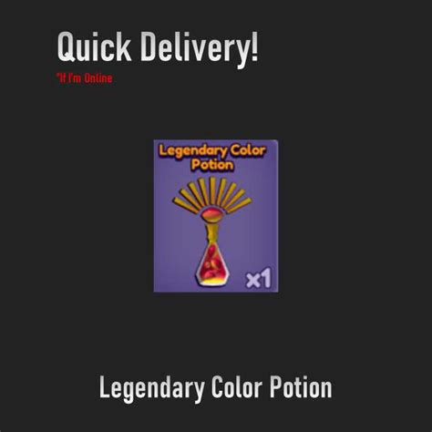 DA / Dragon Adventures - Legendary Color Potion