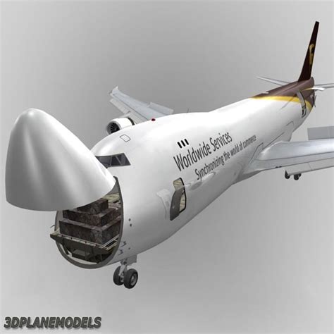 3d B747 8 Ups 747