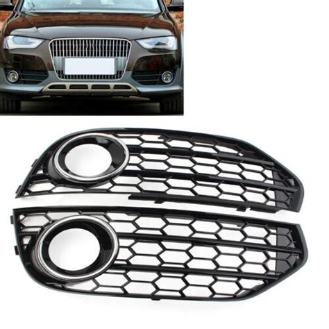 X For Audi A Allroad Front Bumper Honeycomb Mesh Fog Light