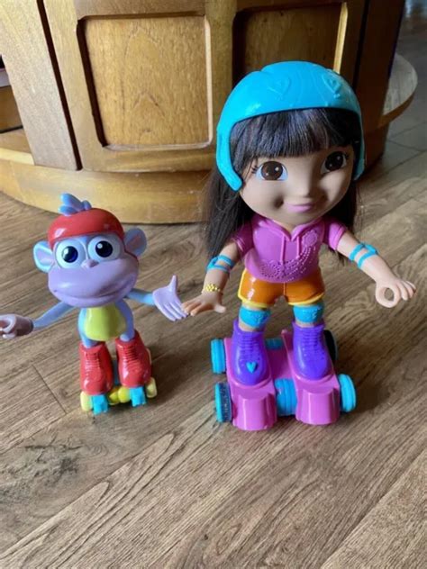 FISHER PRICE NICKELODEON DORA The Explorer SKATE AND SPIN Dora And