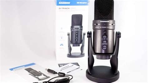 Samson G Track Pro Usb Studio Microphone Review Macsources