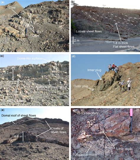 Representative Lava Morphology And Lithofacies A Pahoehoe Flows With