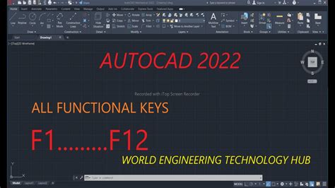 ALL ABOUT FUNCTION KEYS F1 TO F12 IN AUTOCAD YouTube