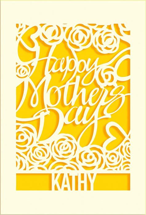 Personalized Mothers Day Ts Custom Mothers Day Cards