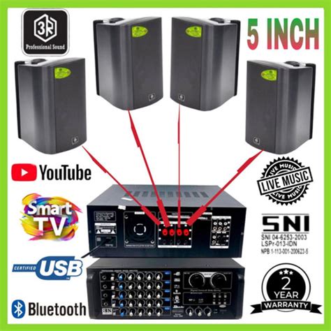 Jual Paket Sound Cafe Dan Restoran Ampli Digital Speaker Gantung