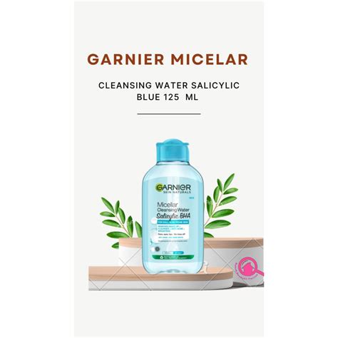 Jual Garnier Micellar Water Salicylic BHA 125 Ml Shopee Indonesia