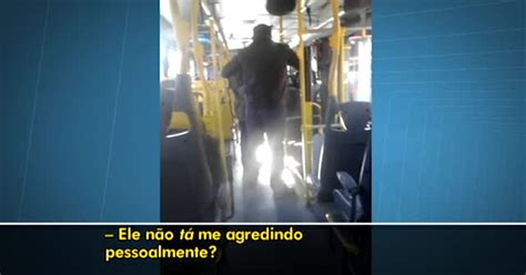 G1 No Df Passageiro Agride Motorista E Cobrador Após ônibus Mudar