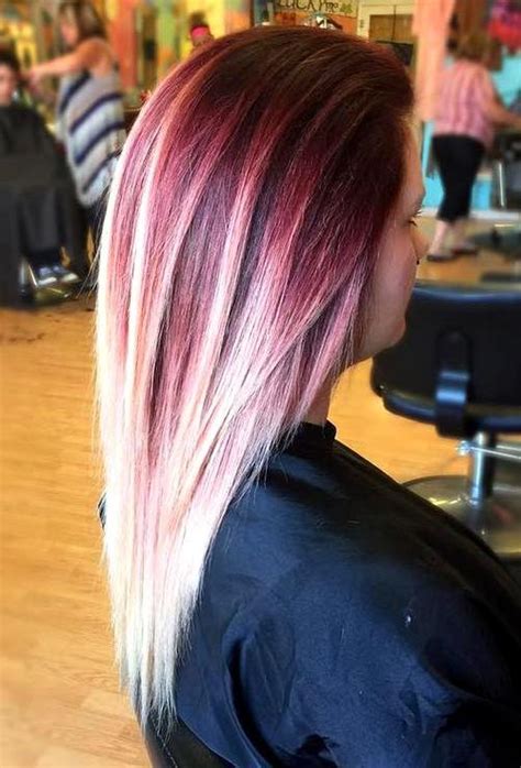 Red To Blonde Ombre Hair