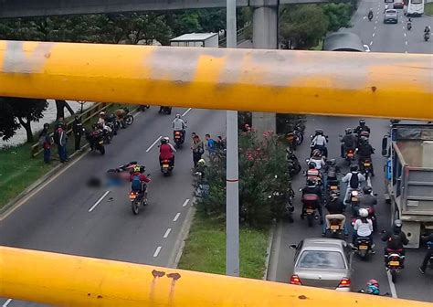 Accidente De Tránsito En La Autopista Sur Dejó Un Motociclista Muerto