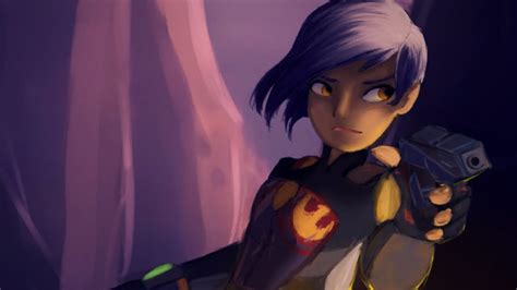 Sabine Wren Star Wars Rebels Season 3 Speedpaint Youtube