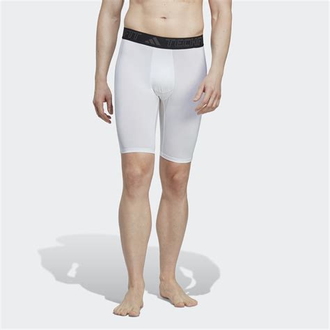 Adidas Techfit Training Short Tights White Adidas Gh