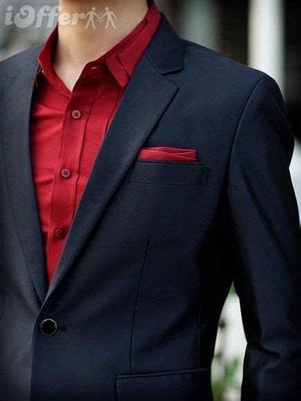 Groomsmen Suit Outfit Idea Black Suit Red Tie Black Suit Black Shirt