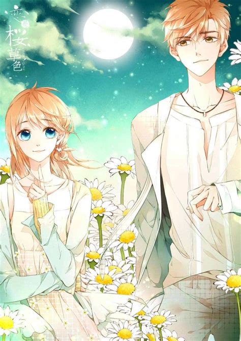 Tình Yêu Là Màu Hoa Anh Thảo Manhua Hình Vẽ Anime Anime Tình Yêu