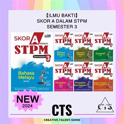 Ilmu BaktiSkor A Dalam STPM Semester 3 2023 2024 Buku Latihan