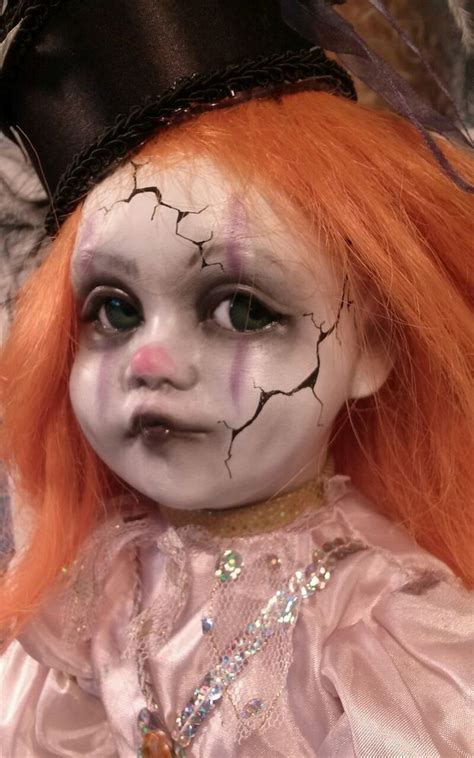 Aarushi The Clown Creepy Ooak Reborn Horror Gothic Doll Gothic Dolls Fun Halloween Decor