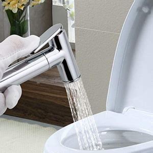 Ibergrif M R Douche Wc Avec Robinet D Arret Flexible Support