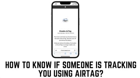 How To Know If Airtag Is Tracking You Disable Unknown Airtags