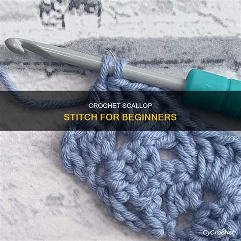 Crochet Scallop Stitch For Beginners Cycrochet