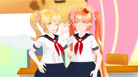 Mmd Yandere Simulator Osana Najimi X Raibaru Fumetsu Bts Not