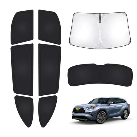 T TGBROS Privacy Sunshade Custom Fit For 2020 2023 Toyota Highlander