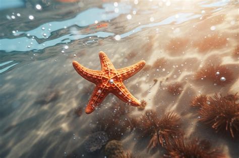 Premium Photo Starfish In Shallow Water