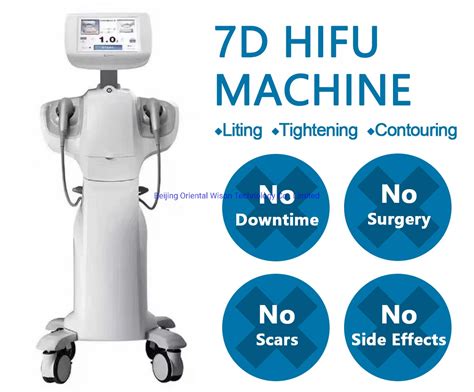 7D Hifu Focused Ultrasound 7D Hifu Body And Face Slimming Machine 7D