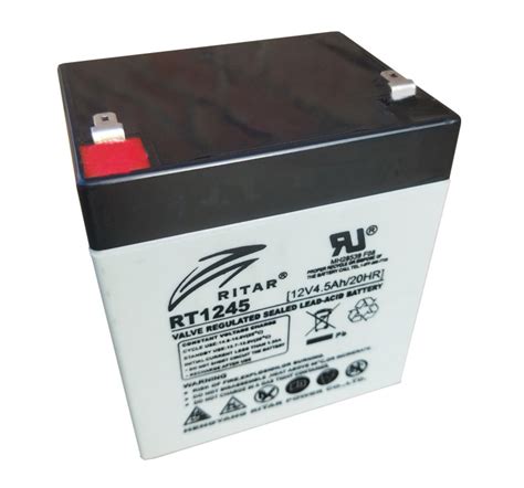 BATERIA RECARGABLE 12V 4 5AH RITAR RT1245 SECA AGM Entesef Sac